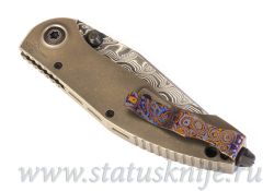 Нож CKF Sokosha One-Off (дамаск с травлением, желтый карбон)фотография - 10