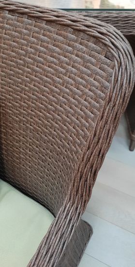 Кресло плетеное с подушками Barcelona