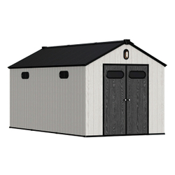 Пластиковый сарай Black Fox Summit 8x16 light grey/anthracite