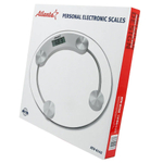 Весы напольные электронные до 180кг, стеклянный корпус ATH-6142 (white)