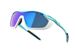 Спортивные очки с диоптриями 720armour Analog Pro / Matte Aquamarine / Matte White Gasket / Smoke Full Blue Ti Lens