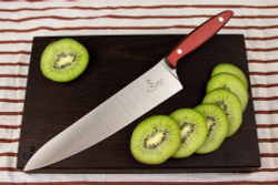 Кухонный нож Alexander L PRO AUS-8 Red G10