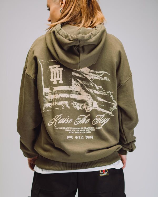 Худи Flag хаки - фото 8