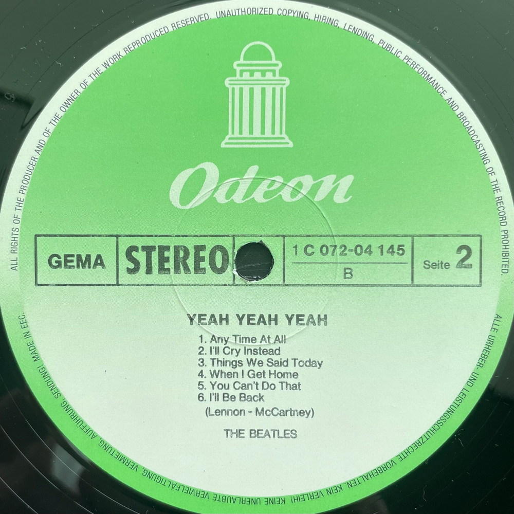 The Beatles - Yeah! Yeah! Yeah! (Германия)