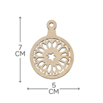 Подарочный набор игрушек на новогоднюю елку, деревянные