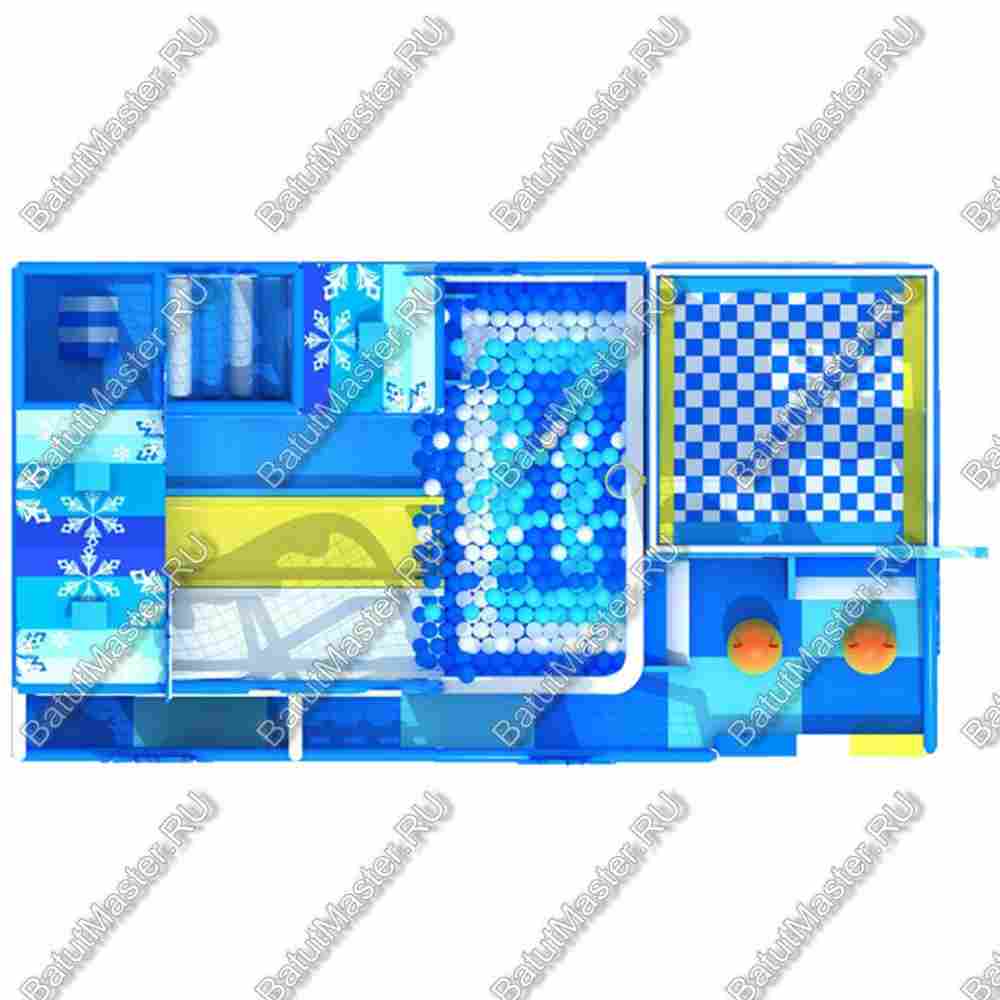 Детский игровой лабиринт "Каникулы Санты" HAS-SN28-01