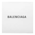 Balenciaga Grain Cow Leather Clutch Large Women"s White