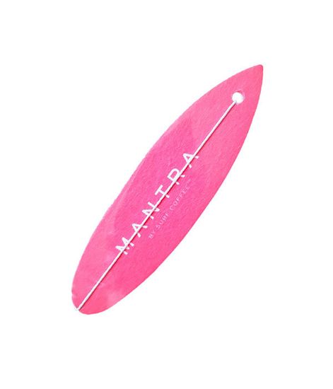 Картонный ароматизатор для авто и гардеробной в виде серфа Mantra, Woody Village