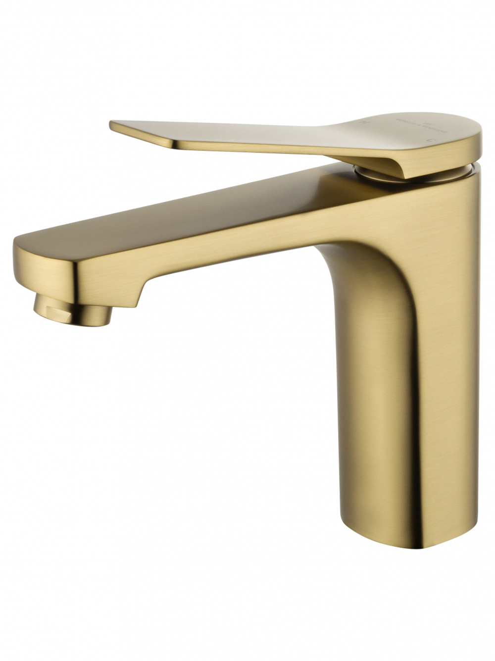 Смеситель для раковины WONZON & WOGHAND, Брашированное золото (WW-XH-013-BG)