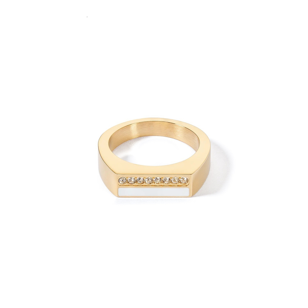Кольцо Coeur de Lion White-Gold 0133/40-1416 54