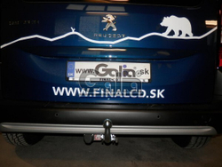 Фаркоп оцинкованный Galia C052C для Peugeot Partner 2008-, Citroen Berlingo 2008-(паспорт и сертификат в комплекте)(без электрики)