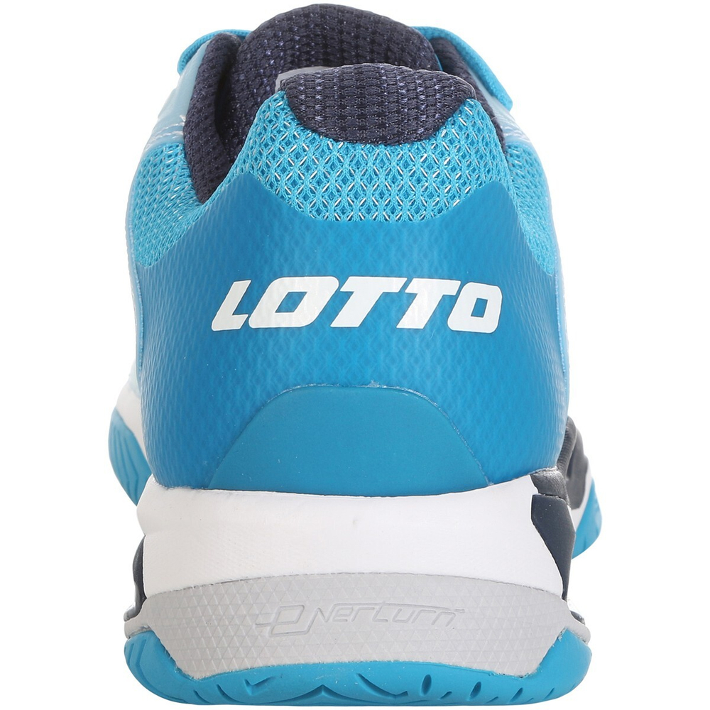 Мужские кроссовки теннисные Lotto Mirage 100 Speed - all white/navy blue