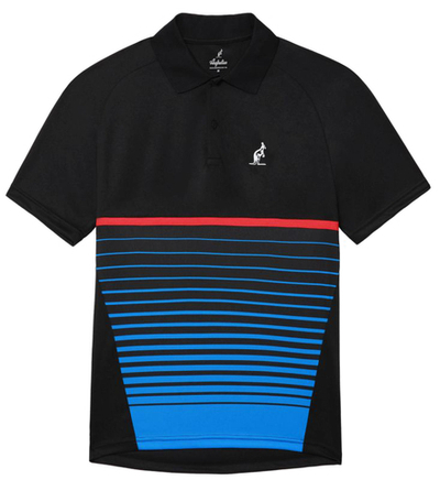 Мужское теннисное поло Australian Ace Lines Polo - black