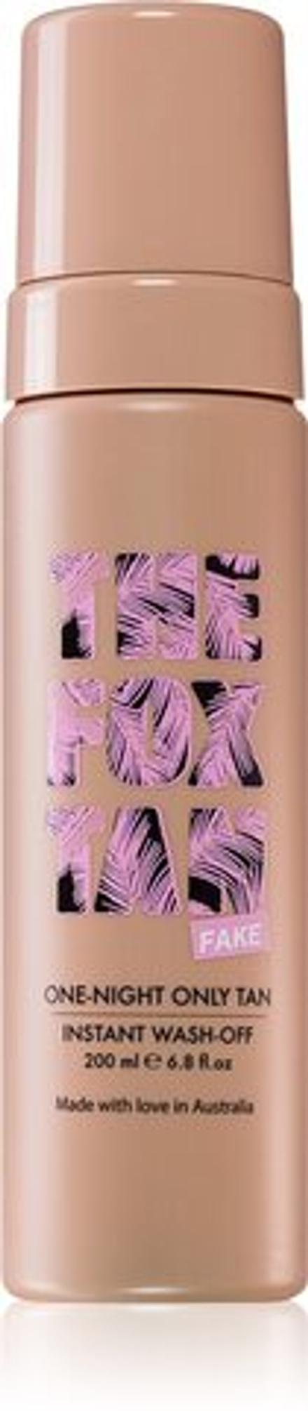 The Fox Tan One-Night Only - быстросохнущая пена для автозагара /   200  ml  / GTIN 9356361000236