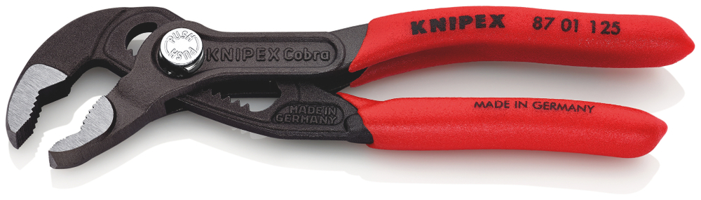 Клещи трубные KNIPEX Cobra® черненая 125 мм 8701125
