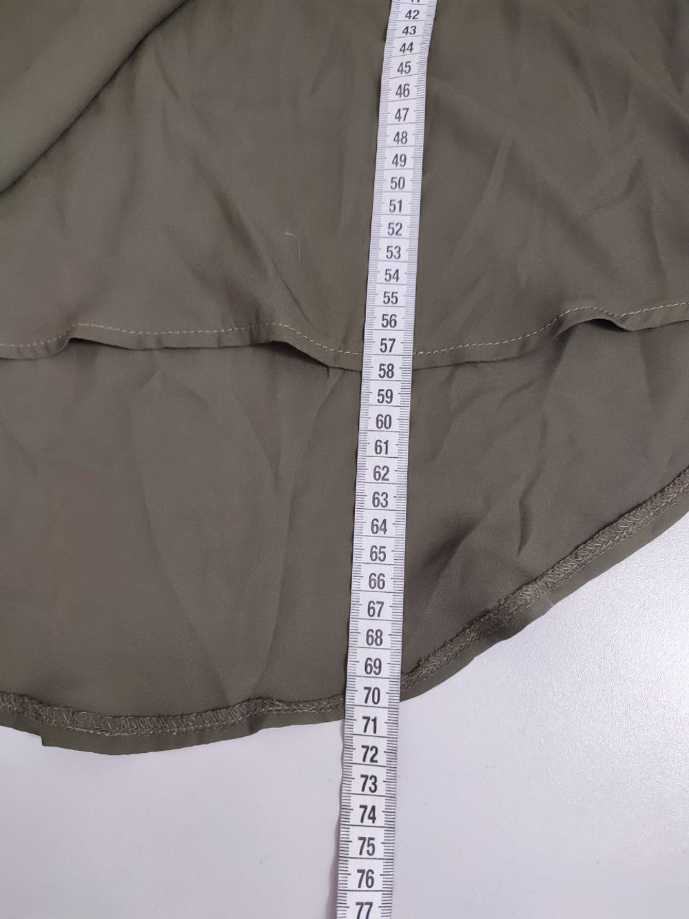 Блузка темно-зеленая 44 размер