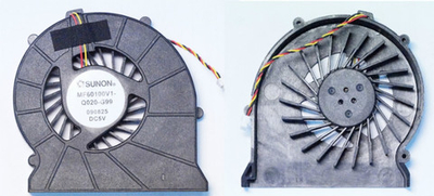 Вентилятор (кулер) для MSI Ms1452, Ex460, Ex460x, Pr400, Ex600, 3pin