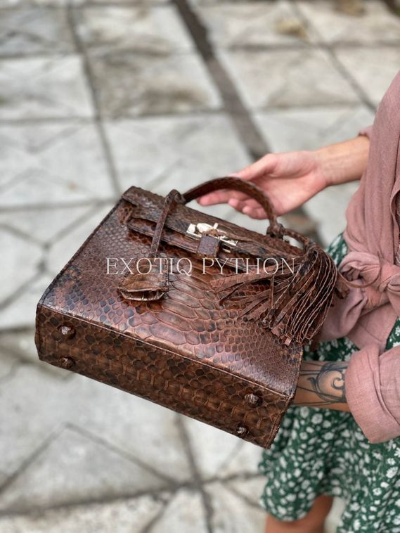 Сумка из кожи питона BG-473