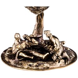 БОКАЛ ДЛЯ КОНЬЯКА "ОХОТНИКИ НА ПРИВАЛЕ" 300 МЛ. (КОР=1ШТ.)