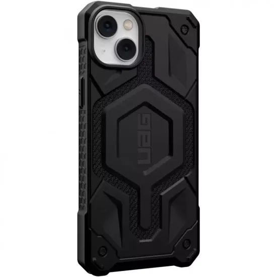 Чехол с поддержкой MAGSAFE Uag Monarch Pro для iPhone 14 Plus 6.7", цвет чёрный (Kevlar-Black)
