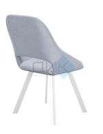 Стул DikLine 247 поворотный опоры белые