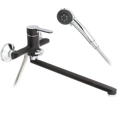 Смеситель для ванны, Frap, с картриджем, чер, F2242