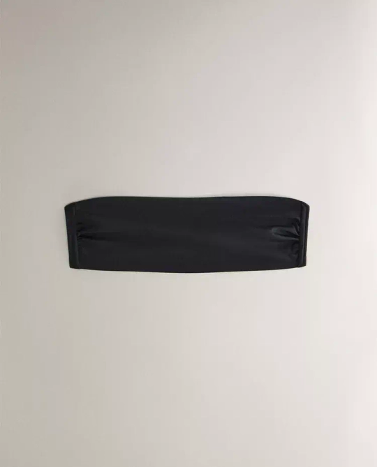 ZARA HOME ПЛЯЖНЫЙ ТОП-БИКИНИ-БАНДО, ЧЁРНЫЙ