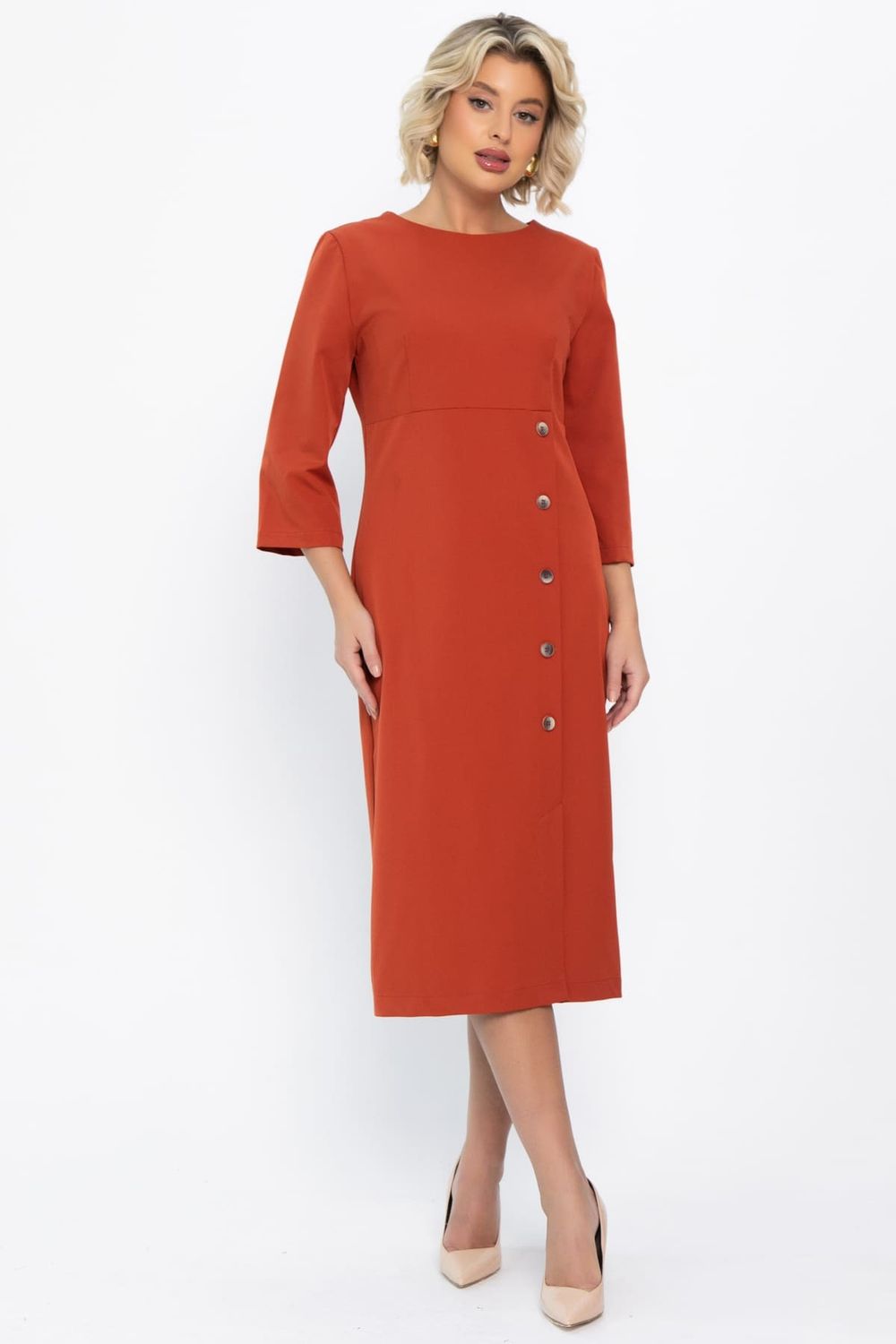 Платье Твоё настроение (оранжевое) П14813-43М LT Collection