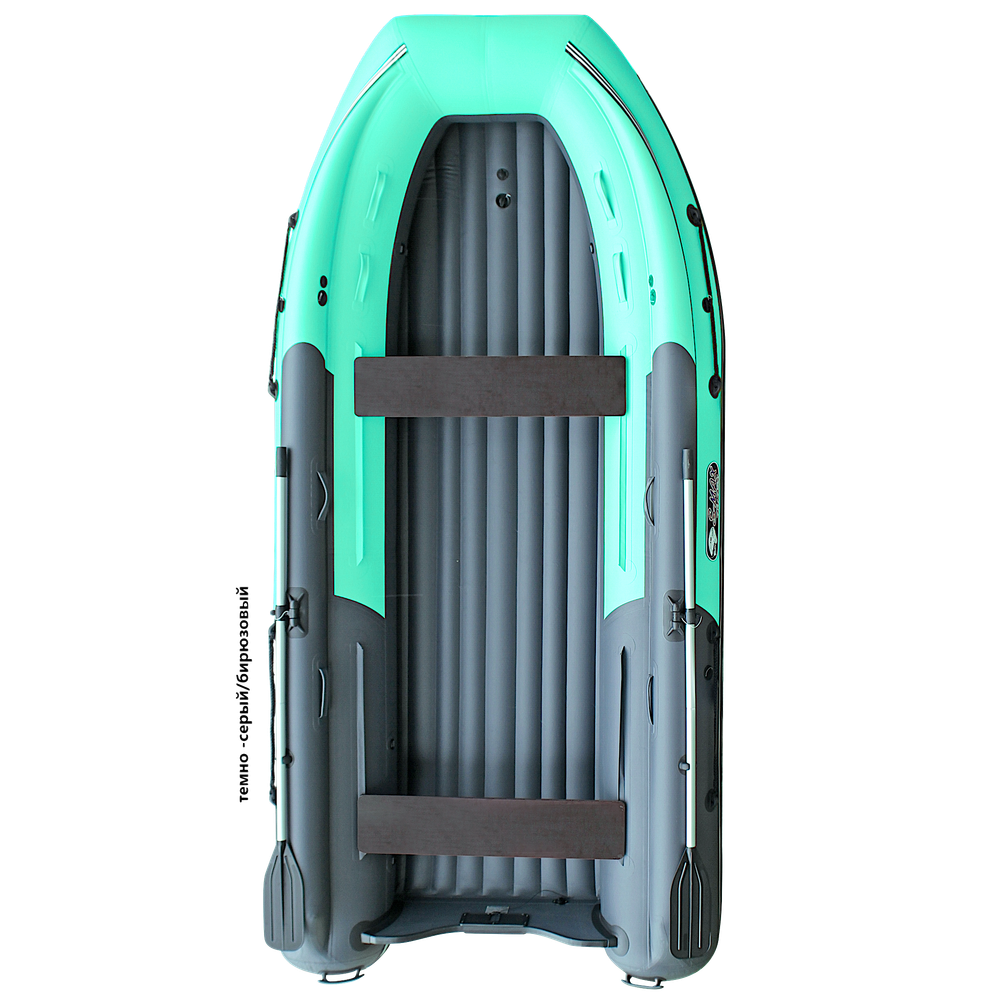 Лодка ПВХ Angler Reef Тритон S-Max 370FiND с интегрированным фальшбортом -