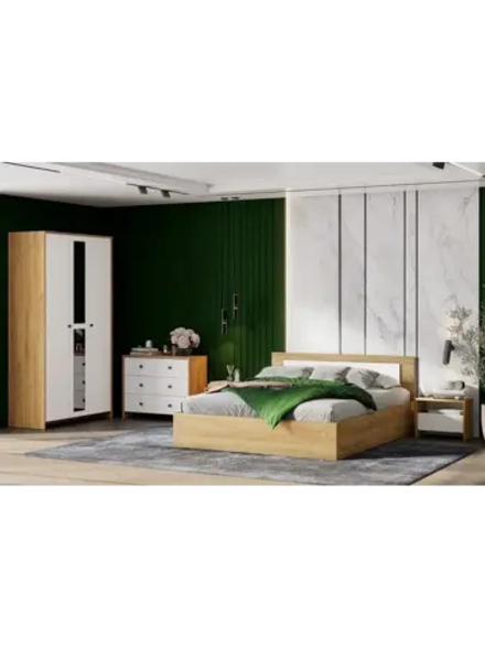 Кровать двухспальная 160х200 Дуб Золотой