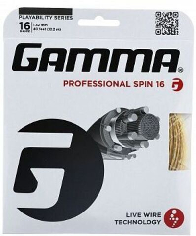 Теннисные струны Gamma Live Wire Professional Spin (12,2 m)
