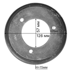 Фрикционное кольцо для снегоуборщиков Huter SGC-4000,4100,4800,5500,6000,8000,8100,11000 ZMD