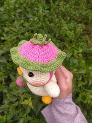 Toxunma Çiyələk çantalı Ördək