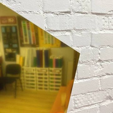 Пластик для гравировировки Laser 1,5х600х1200мм, золото зеркальное/черный