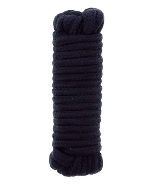Чёрная веревка для связывания Love Rope - 5 м.