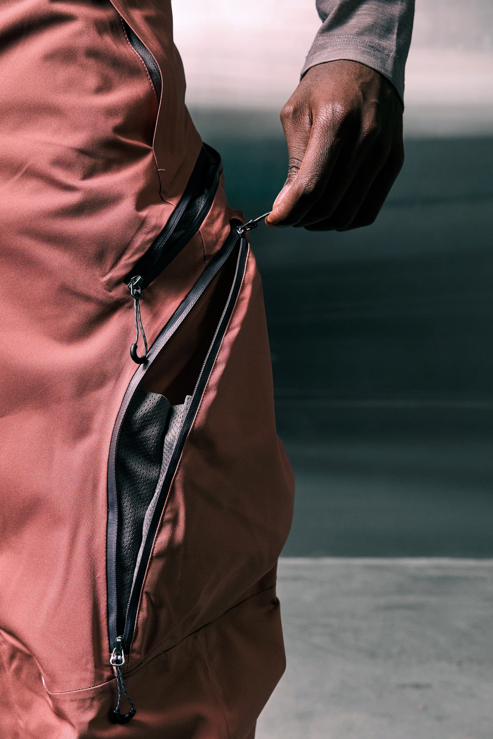 Брюки Nothomme Blue Dermizax RECCO THERMOLITE Ski Pants "Gray Orange Red"