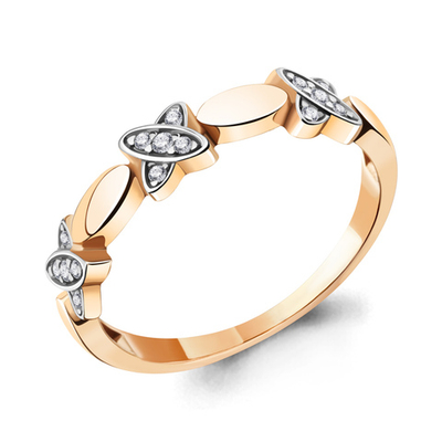 963900Ак Кольцо из Золота с бриллиантами