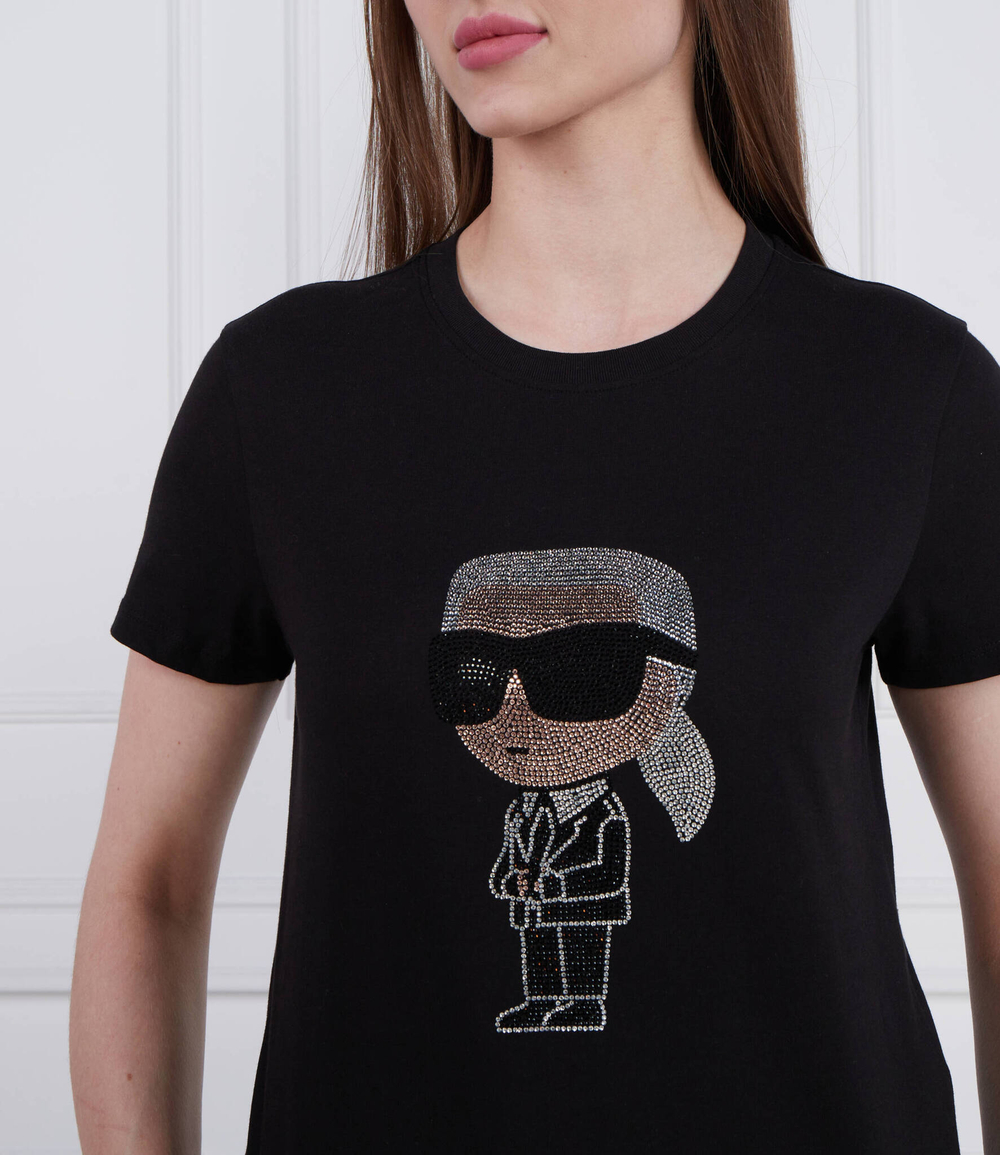 Футболка ikonik 2.0 Karl Lagerfeld - черный(230W1770)