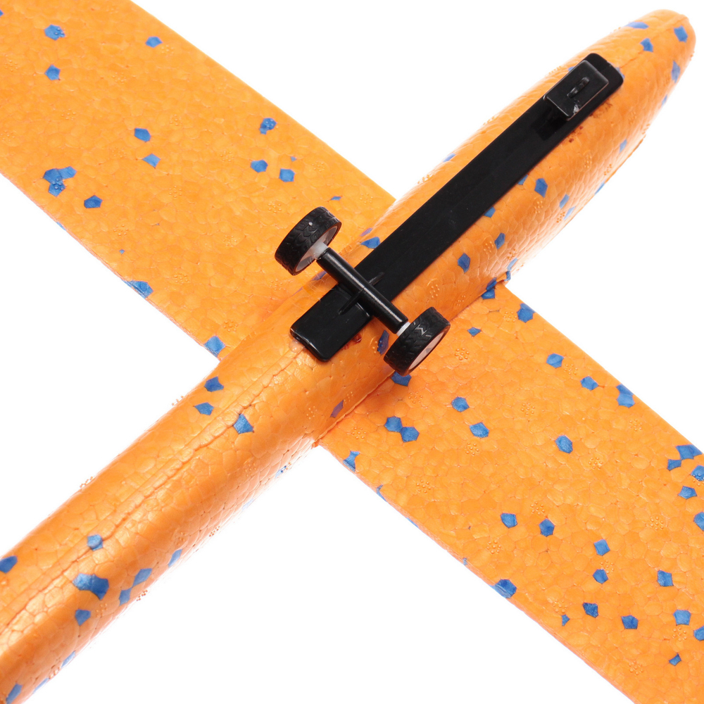 Самолет метательный «Истребитель» 35*37 см, запуск с пистолета, микс