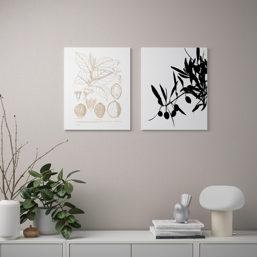IKEA PJÄTTERYD  (ИКЕА ПЙÄТТЕРЙД)  -  Изображение, из ветвей, 40x50 см