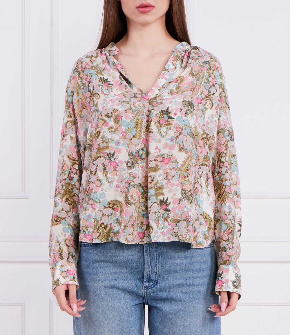 Блузка TINK SOFT YOKO FLOWER Zadig&amp;Voltaire - разноцветная(WWSH00510)