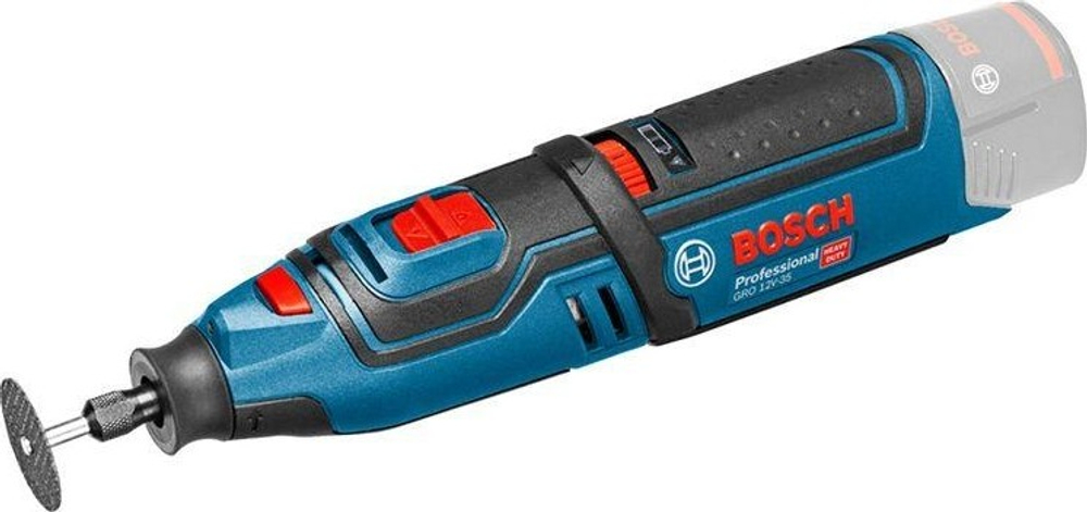 Шлифмашина прямая аккумуляторная BOSCH GRO 12V-35 без АКБ и ЗУ 06019C5000