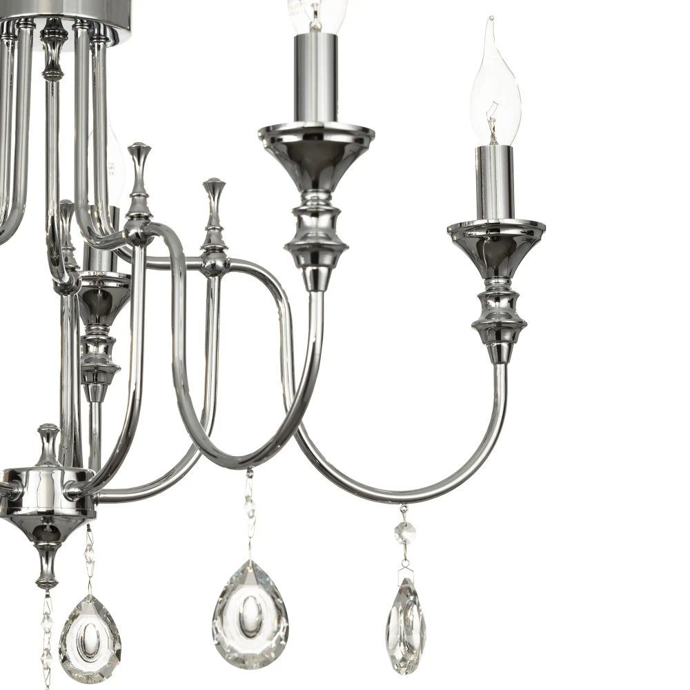 Citilux Рига CL437151 Люстра подвесная Хром