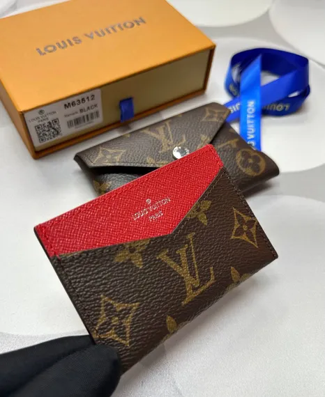 Держатель для карт Louis Vuitton Kirigami красный
