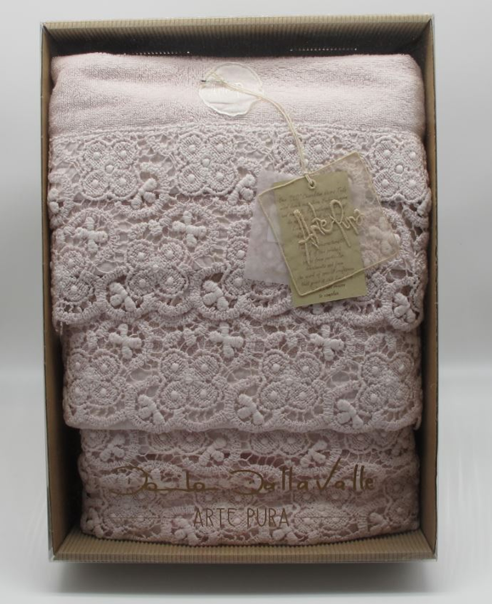 Набор полотенец 3 шт Arte Pura 4.880.PU 417 блекло-розовый