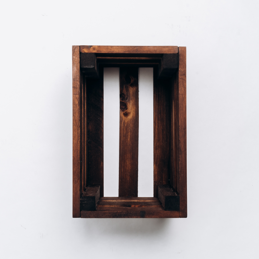 Деревянный подарочный декоративный короб, ящик для хранения из древесины Сибирского Кедра. PK30