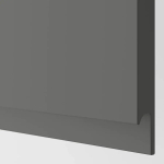 Кухонный шкаф-пенал - IKEA METOD/МЕТОД ИКЕА, 200х60х60 см, белый/черный