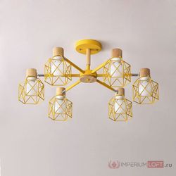 Потолочная Люстра Corf B3 Yellow 6 Lamps By Imperiumloft