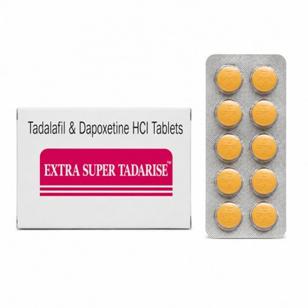 Мужской препарат Super Tadarise (Tadalafil & Dapoxetine) 10 таб.