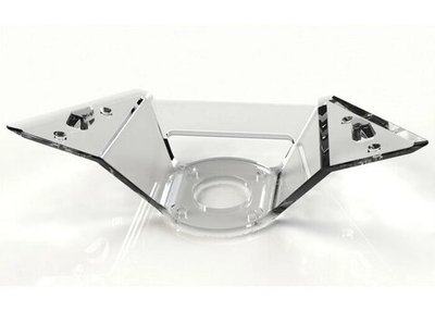 Кронштейн для стула прозрачный усиленный, цвет желтый